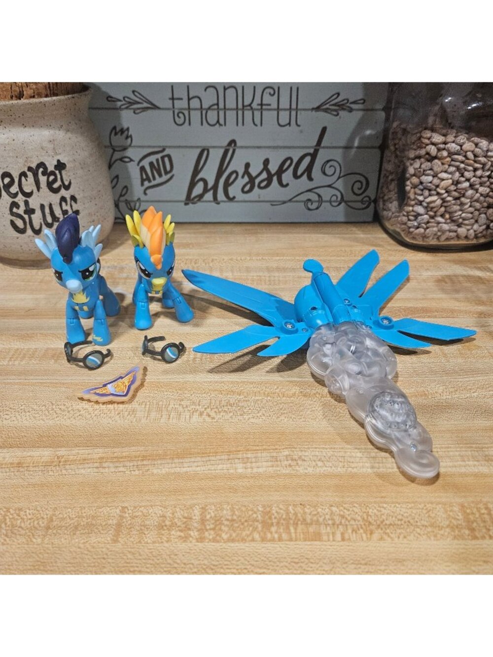 My Little Pony Wonderbolts Figures Set Soarin Spitfire Wing Attachment